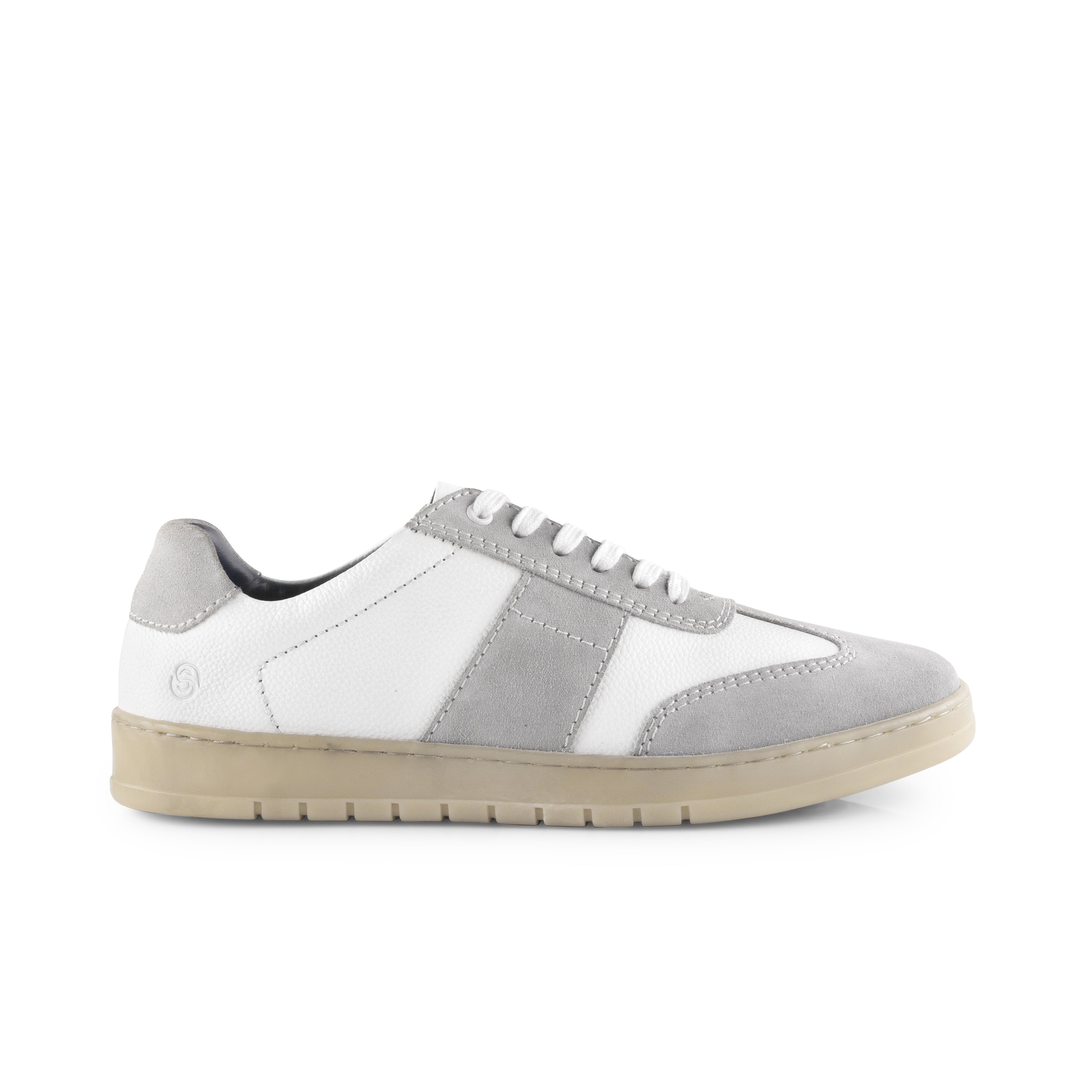 Polar Leather Smart Casual Trainers - White