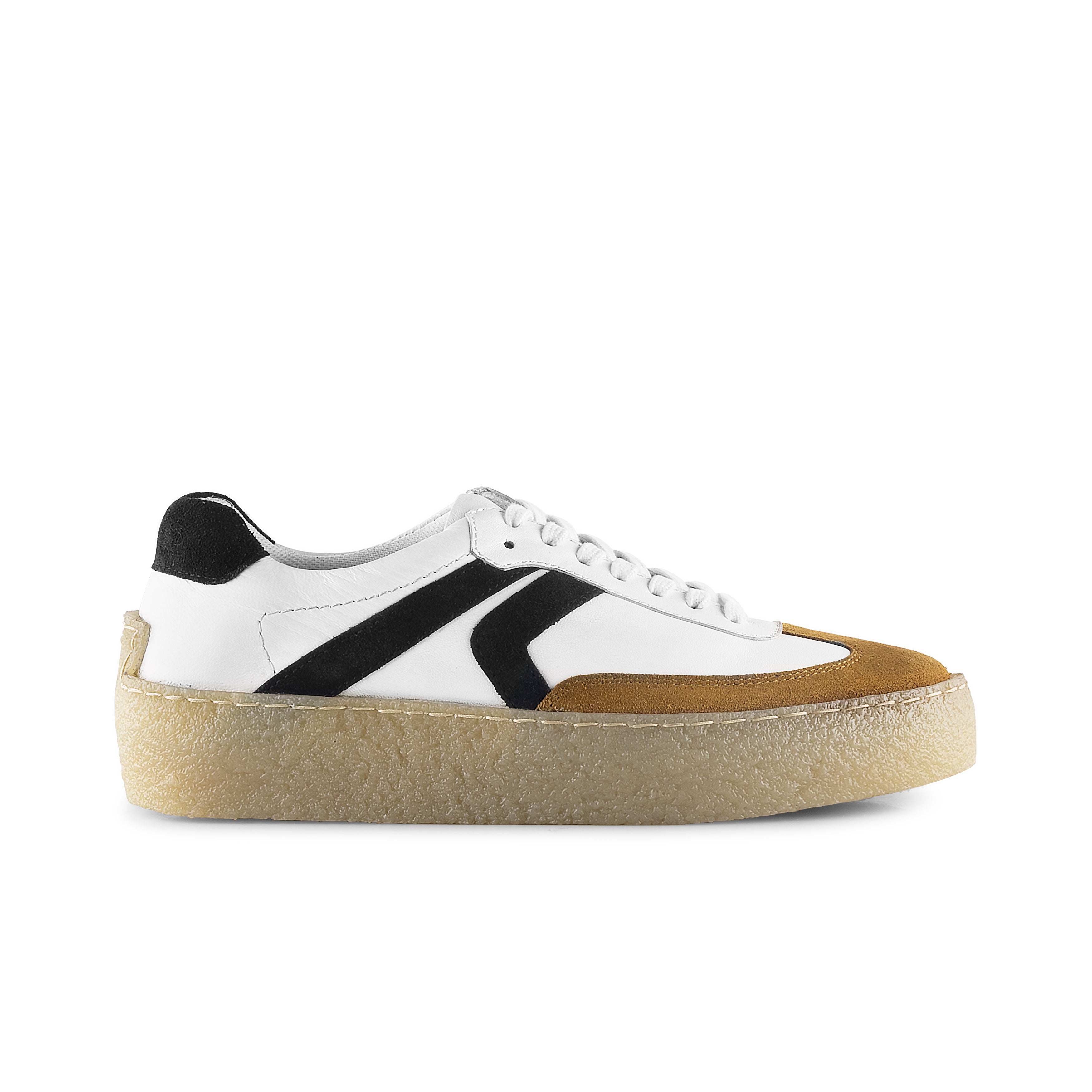 Harold Leather Smart Casual Trainers - White