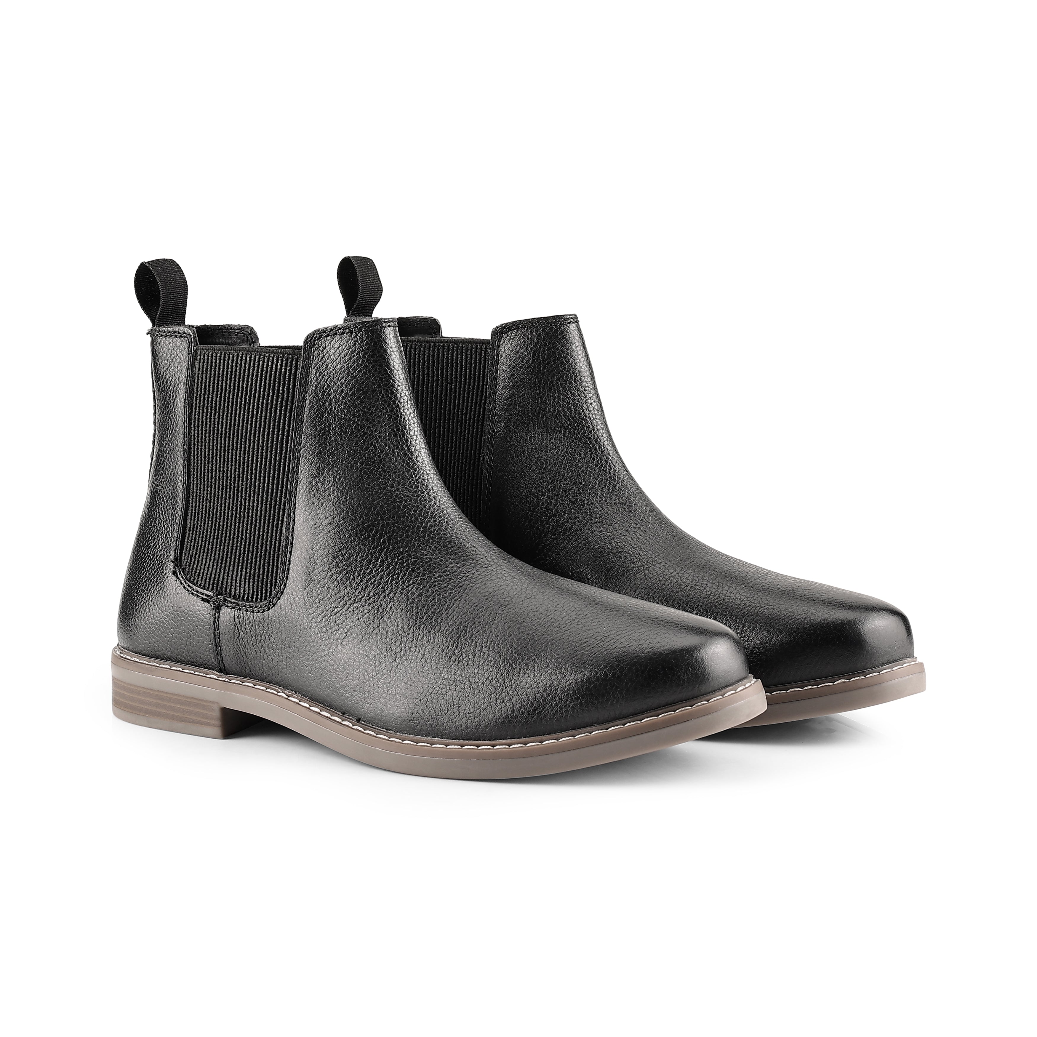 Mount Leather Chelsea Boots - Black