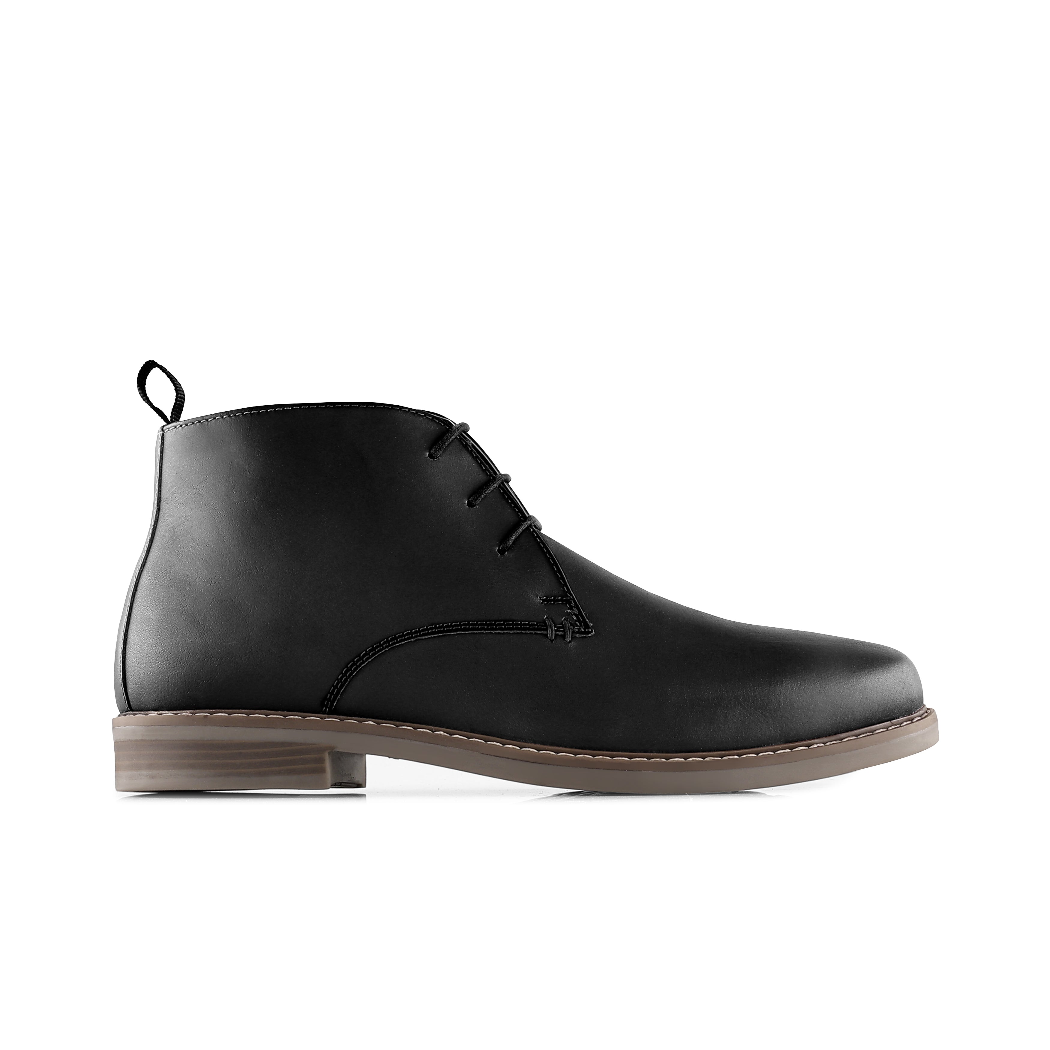 Redhill Leather Chukka Boots - Black