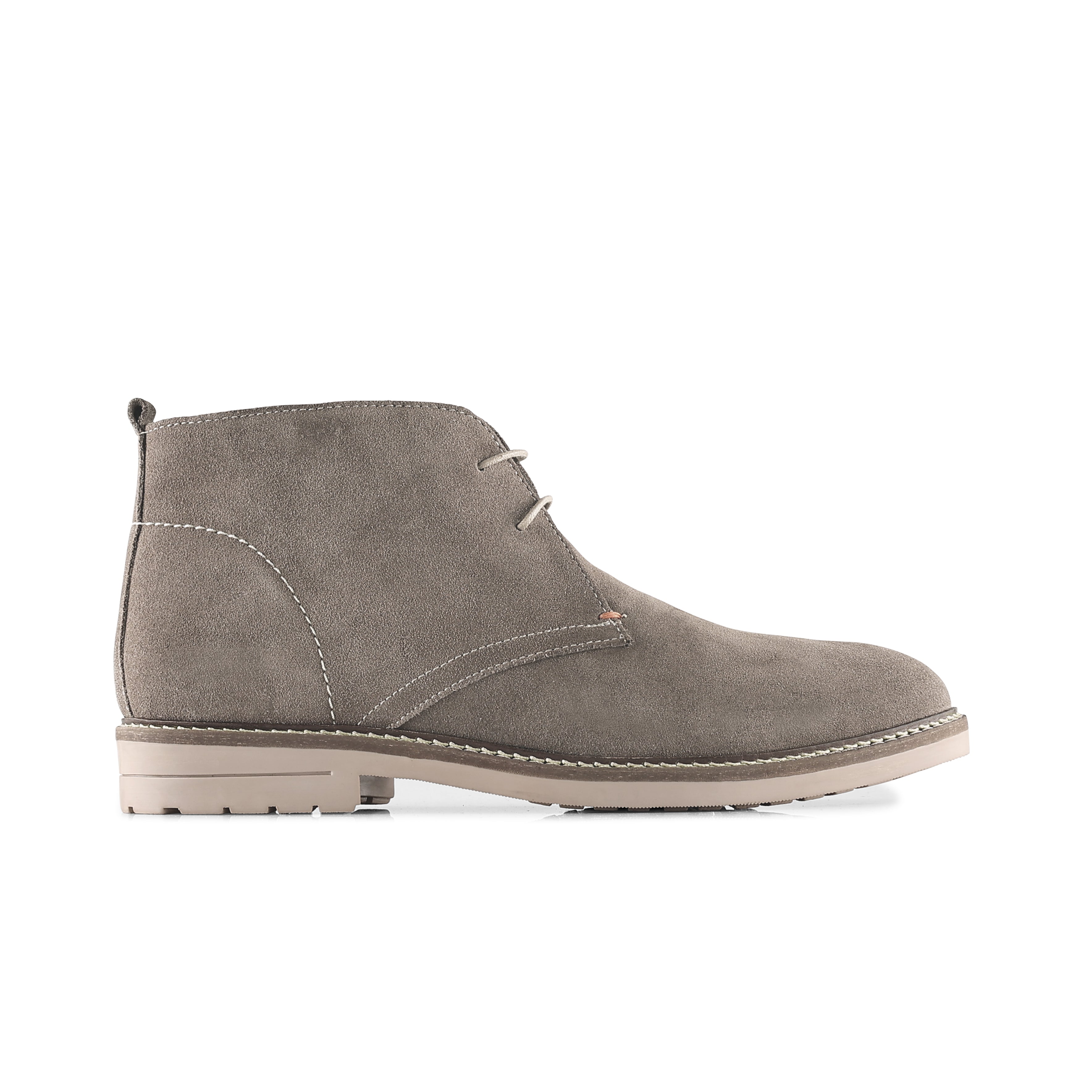 Newington Suede Leather Chukka Boots - Grey