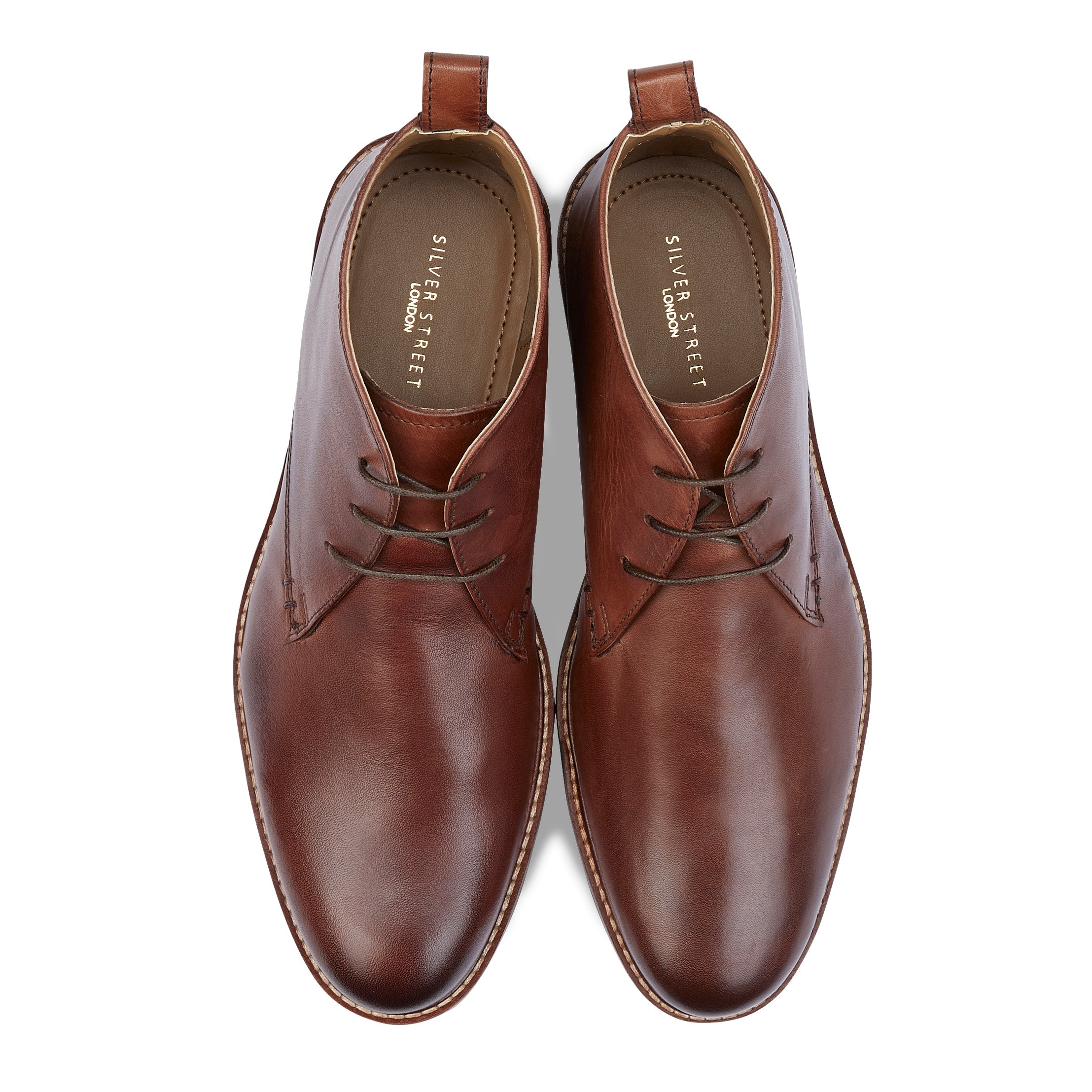 Ludgate Leather Chukka Boots - Brown