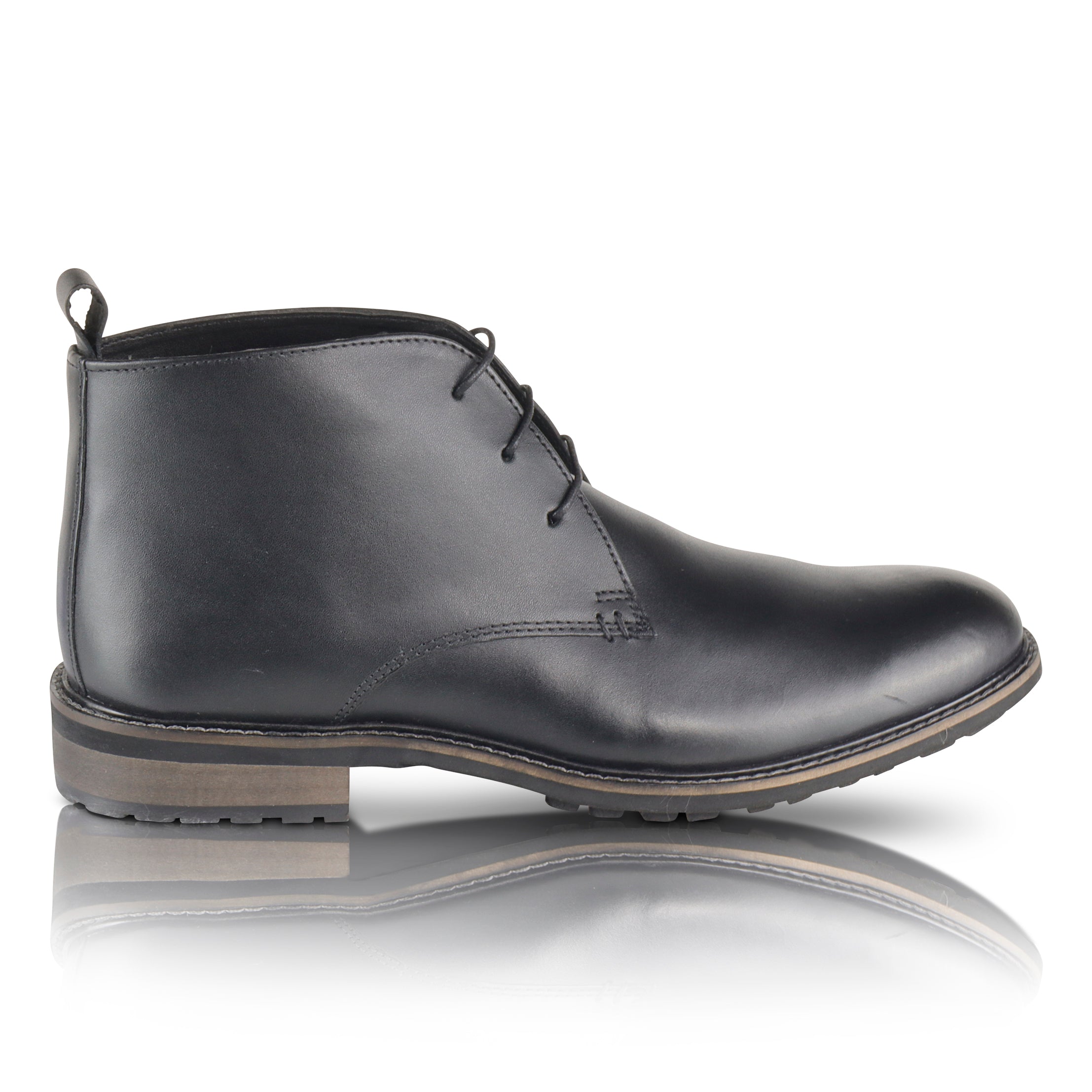 Ludgate Leather Chukka Boots - Black