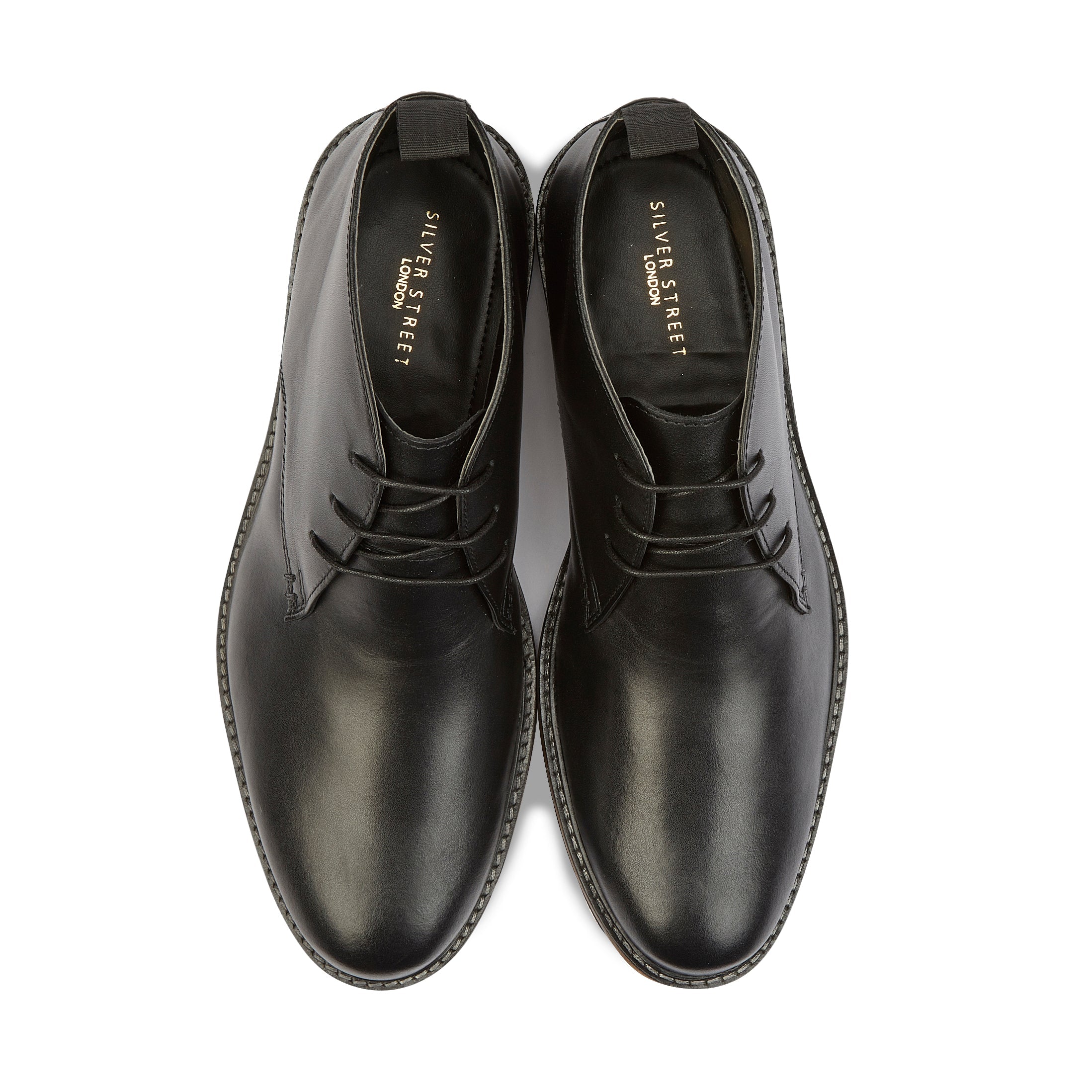 Ludgate Leather Chukka Boots - Black