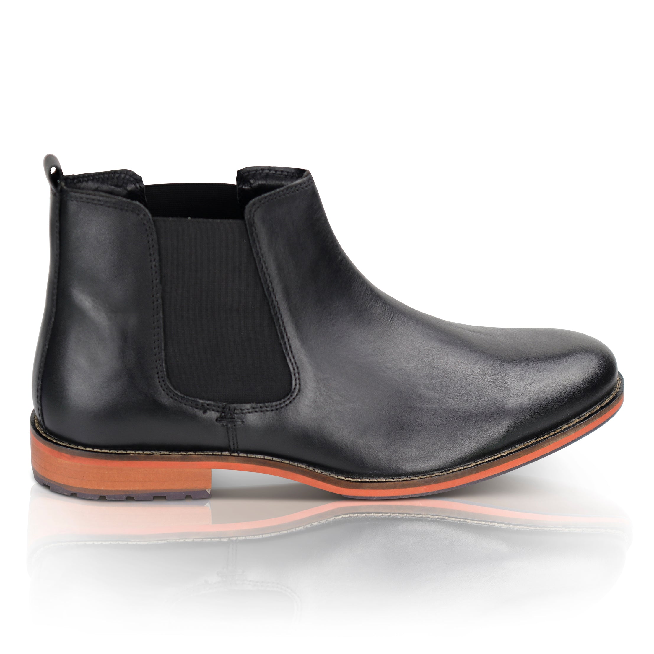 Argyll Leather Chelsea Boots - Black