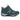 Side view of BROCK Turquoise women's waterproof walking boots showing the suede leather upper, supportive heel and outdoor sole.