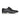Side profile of Baden black leather derby shoes for men with premium leather finish