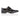 Side profile of Botim black patent leather monk shoes for men