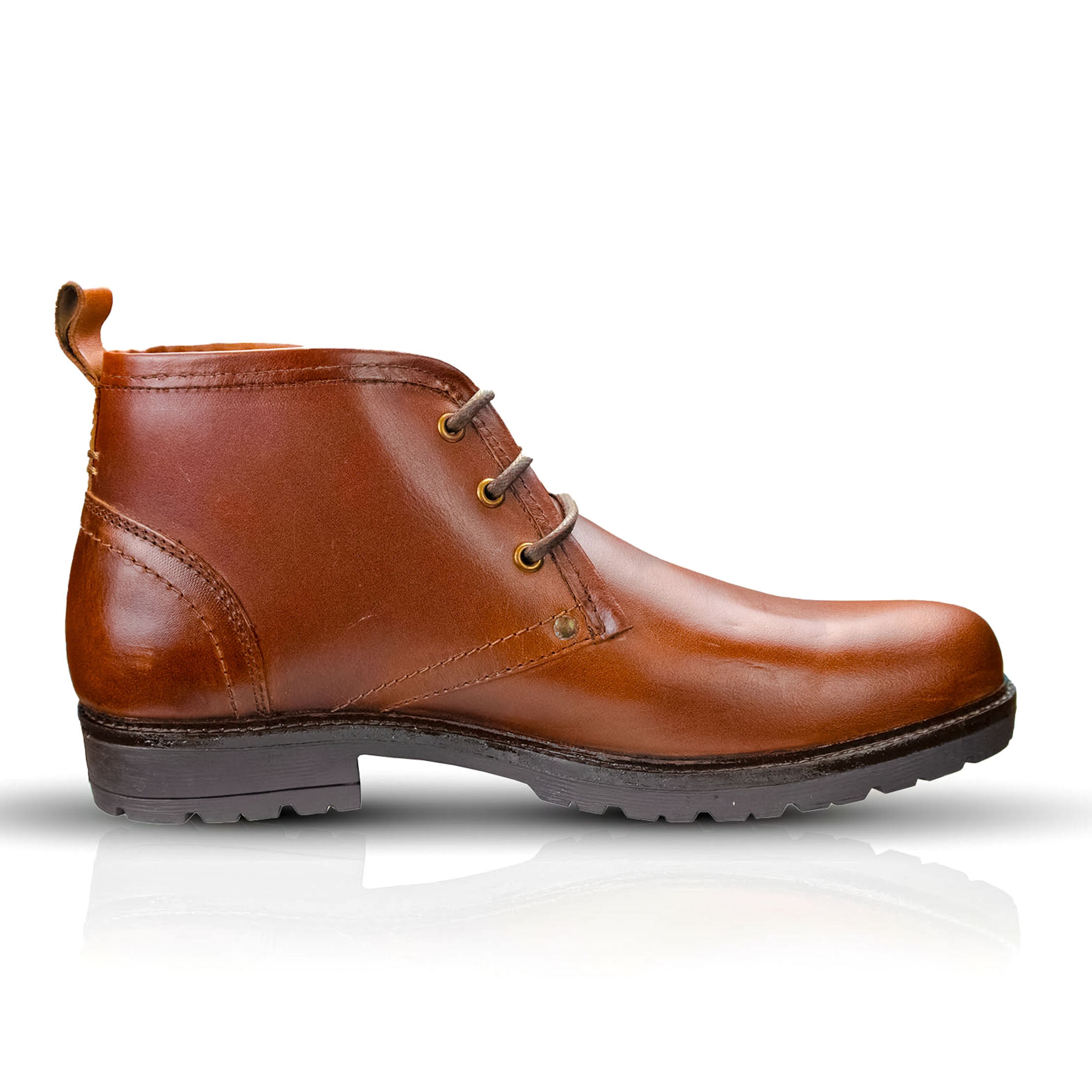 Camden Leather Chukka Boots - Brown