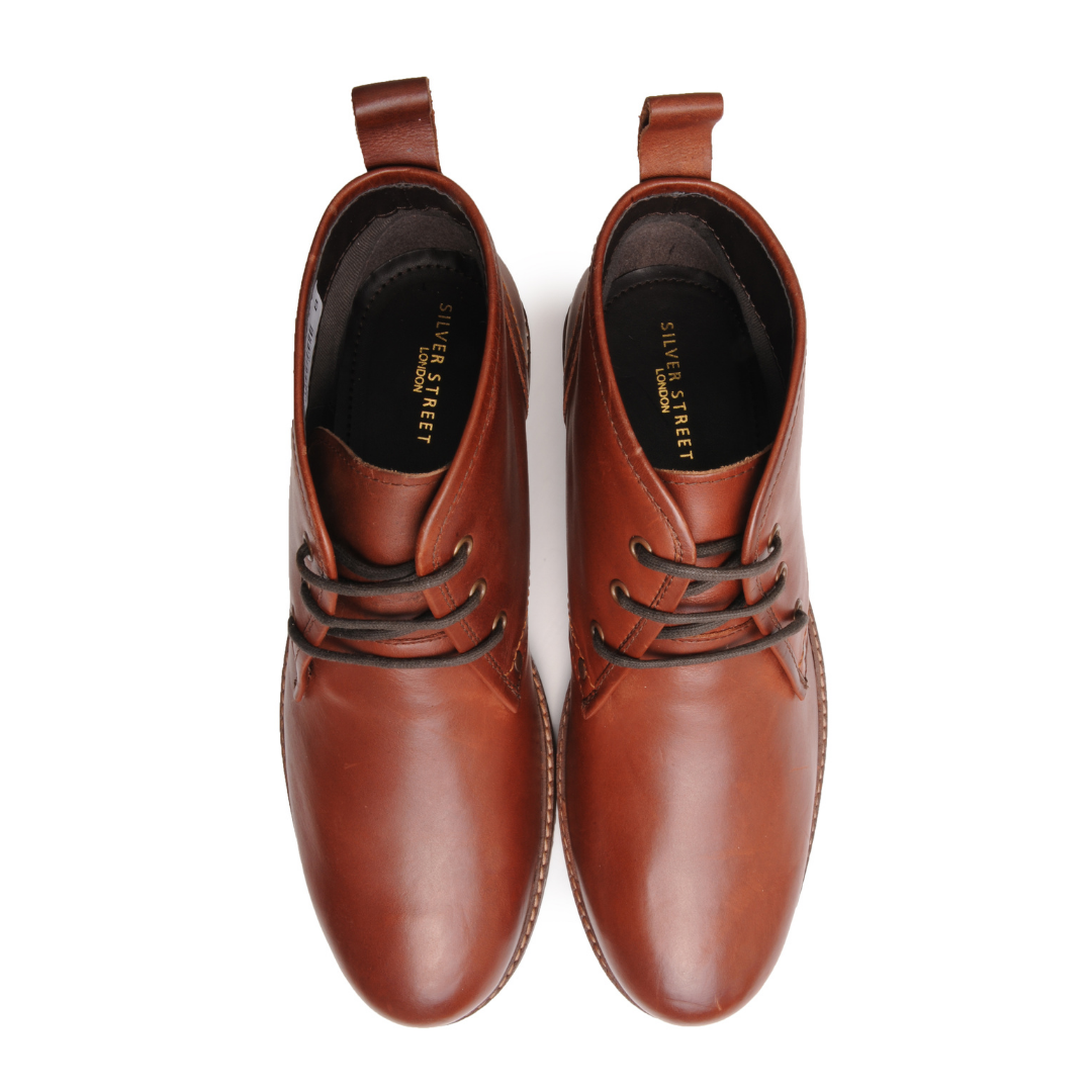 Camden Leather Chukka Boots - Brown