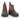 Front view of Katherine Women's Leather Chelsea Dealer Boots featuring a classic pull-on Chelsea boot design