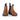 Front view of Samuel Kids Dealer Boots showcasing a classic pull-on design and premium leather upper