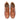 Grace Leather Brogue Boots - Tan