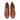 Grace Leather Brogue Boots - Cognac