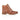 Grace Leather Brogue Boots - Cognac