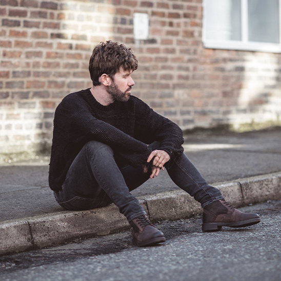 Greyfriars Suede Leather Lace up Boots - Brown