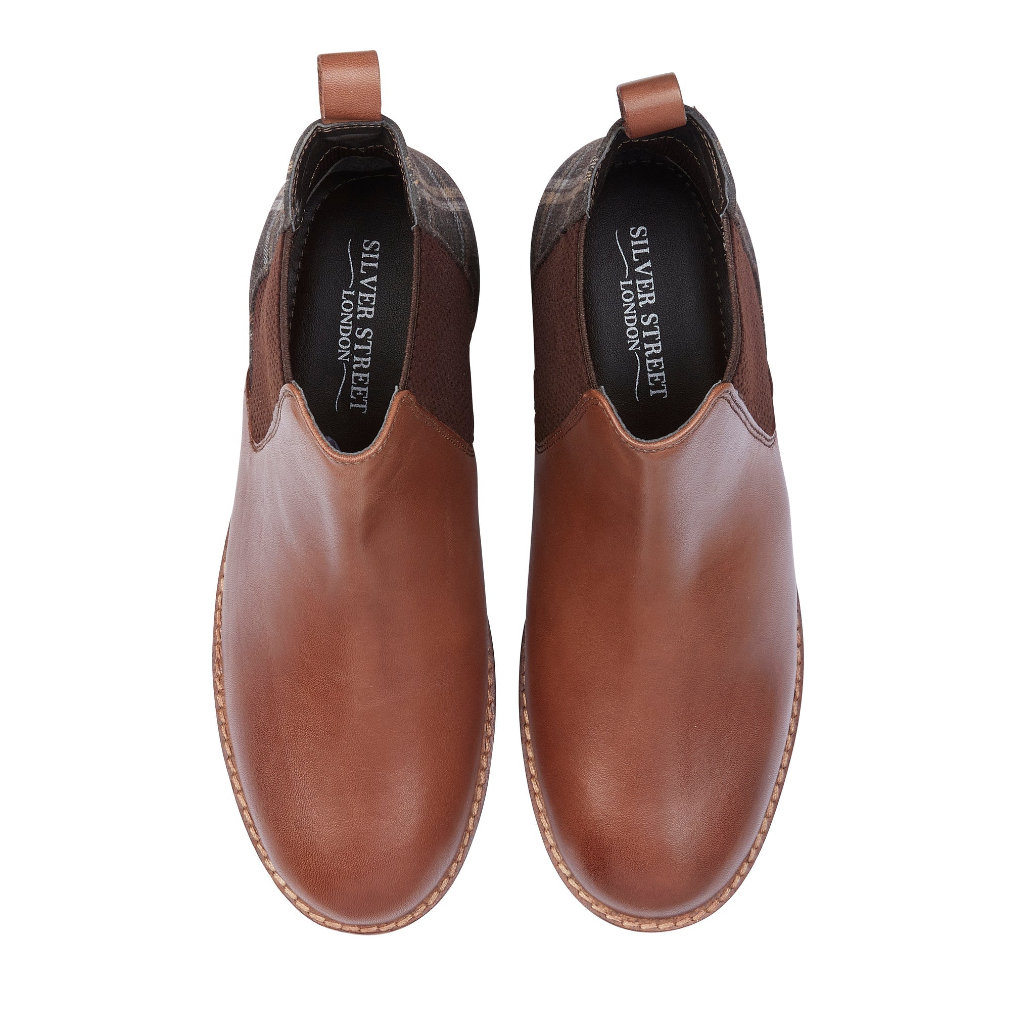 Jenny Leather Chelsea Boots - Brown