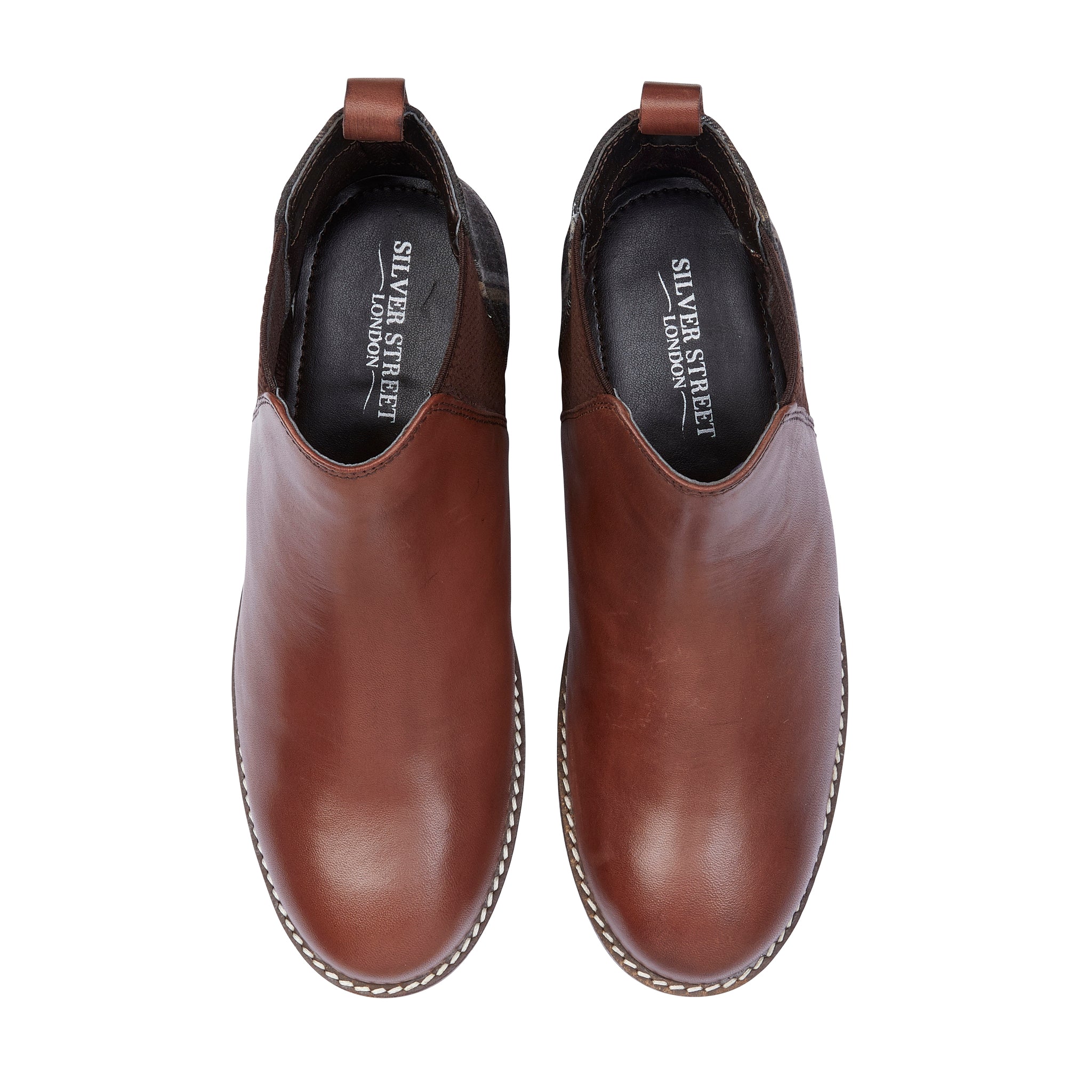 Juliet Leather Chelsea Boots - Brown
