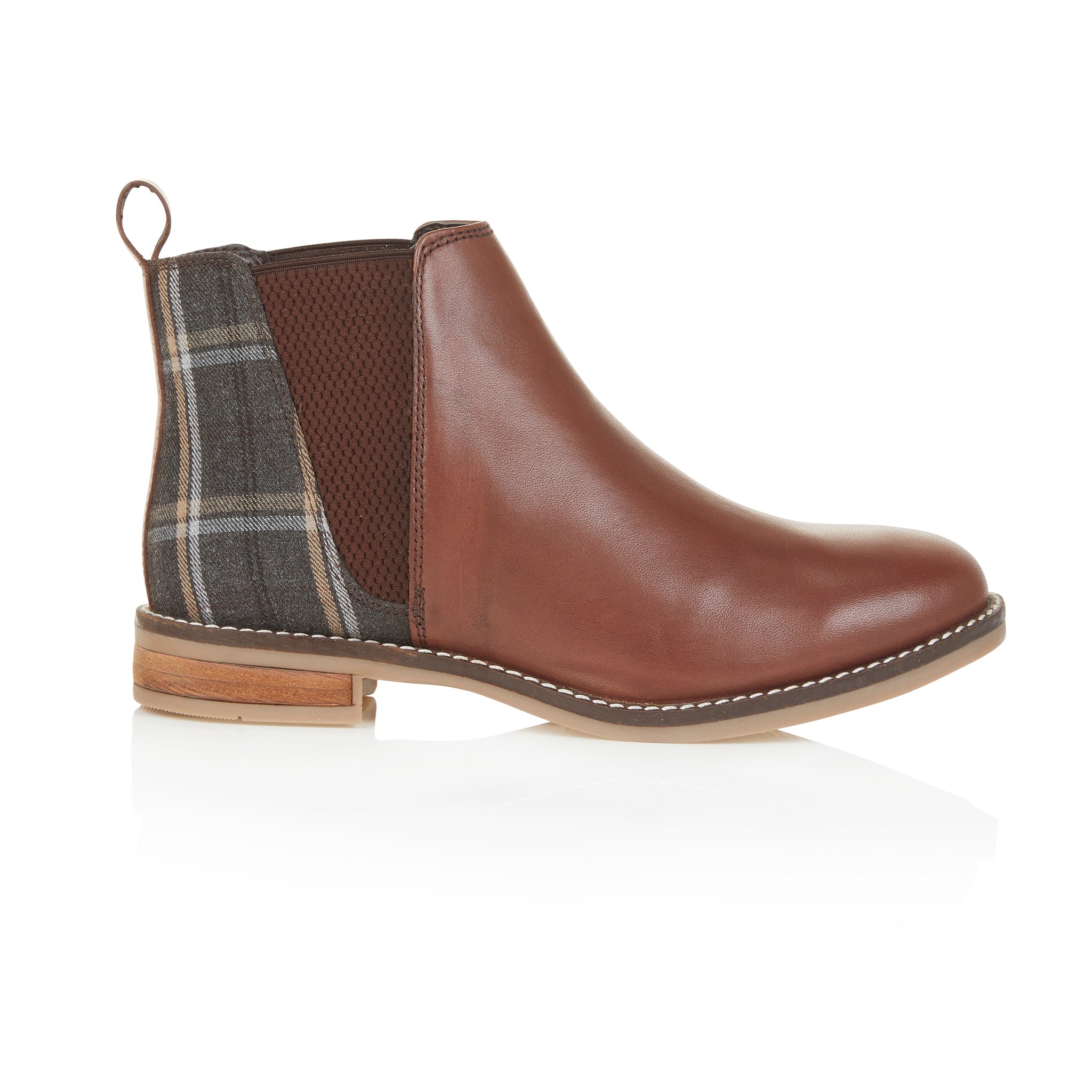 Juliet Leather Chelsea Boots - Brown