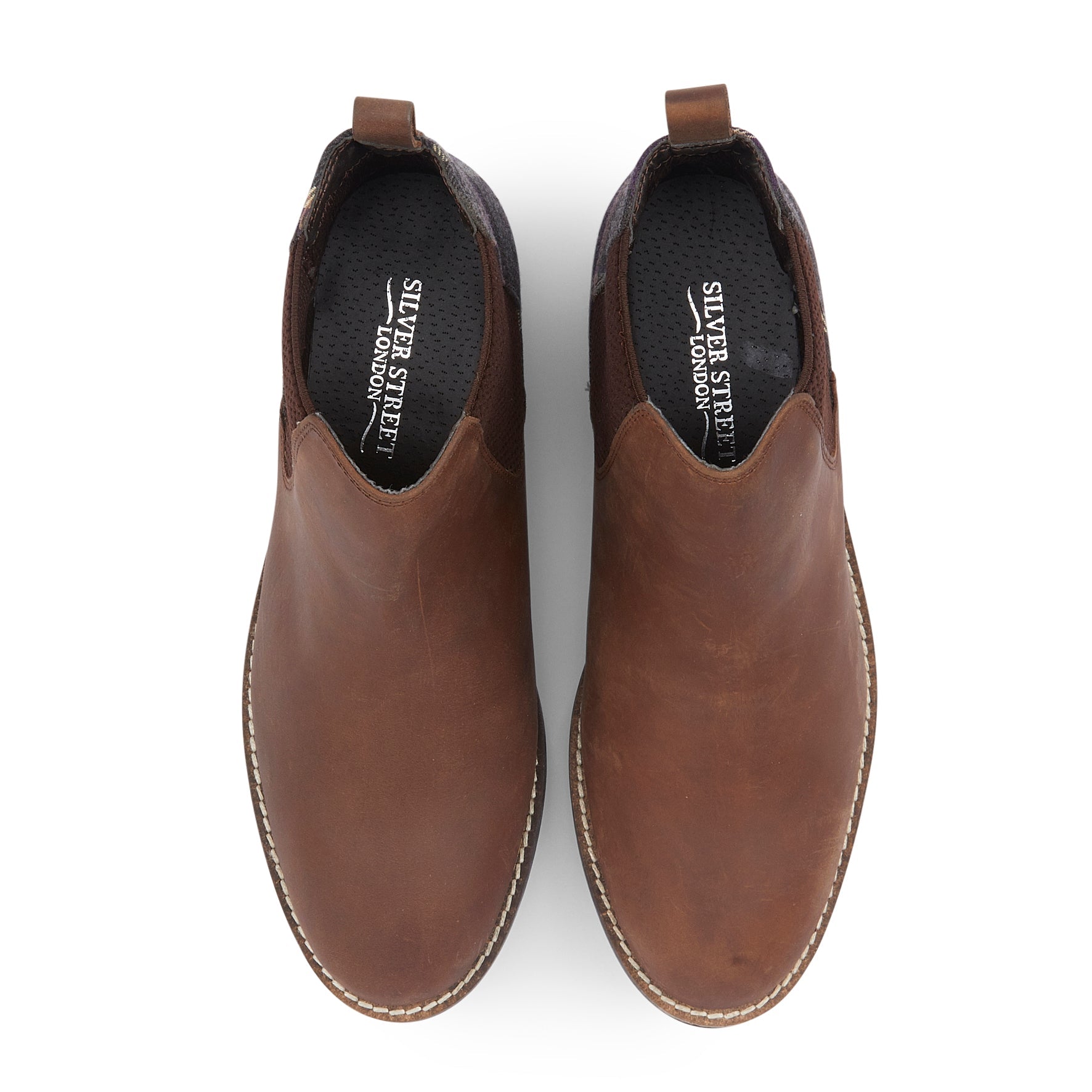 Jenny Leather Chelsea Boots - Waxy Brown