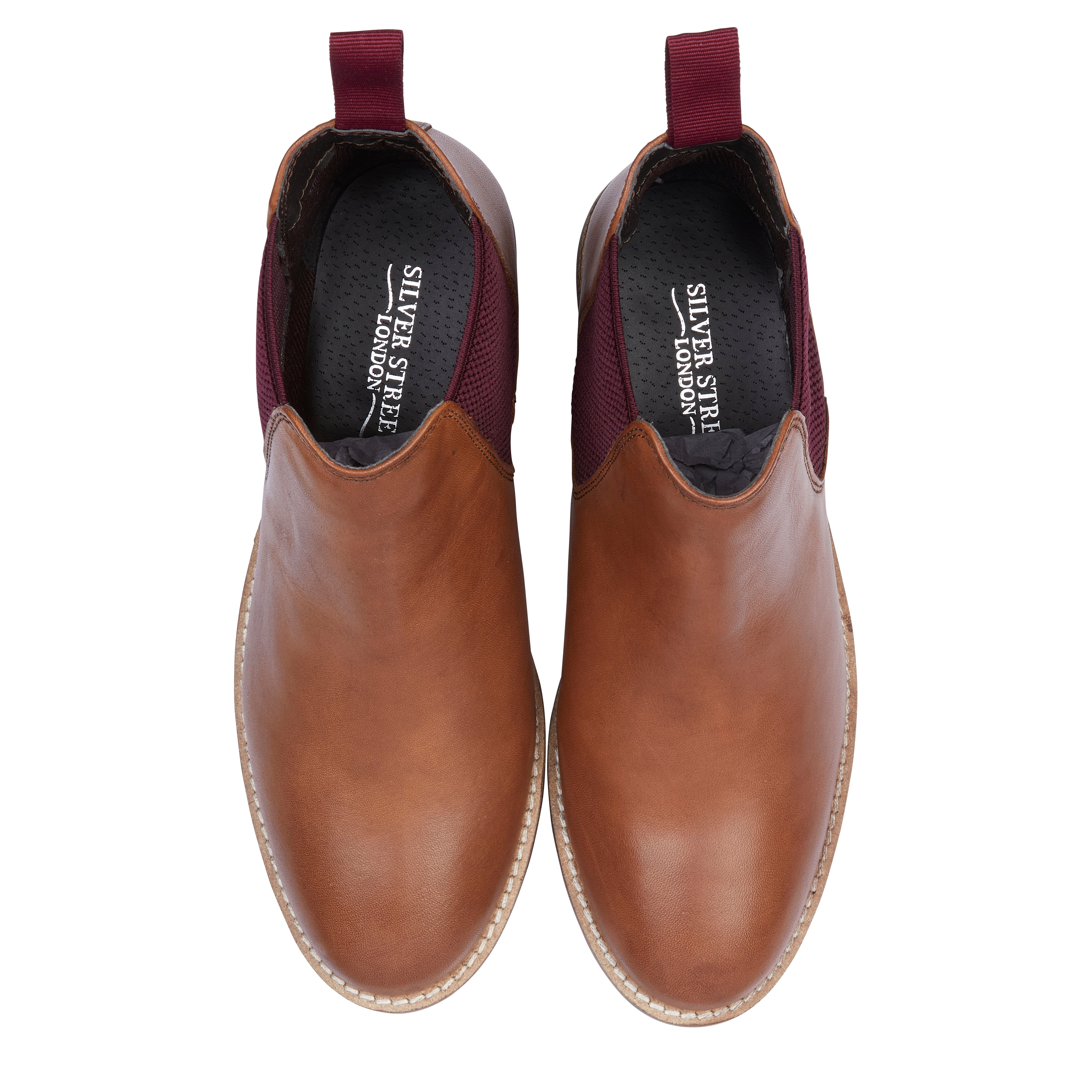 Sadie Leather Chelsea Boots - Cognac