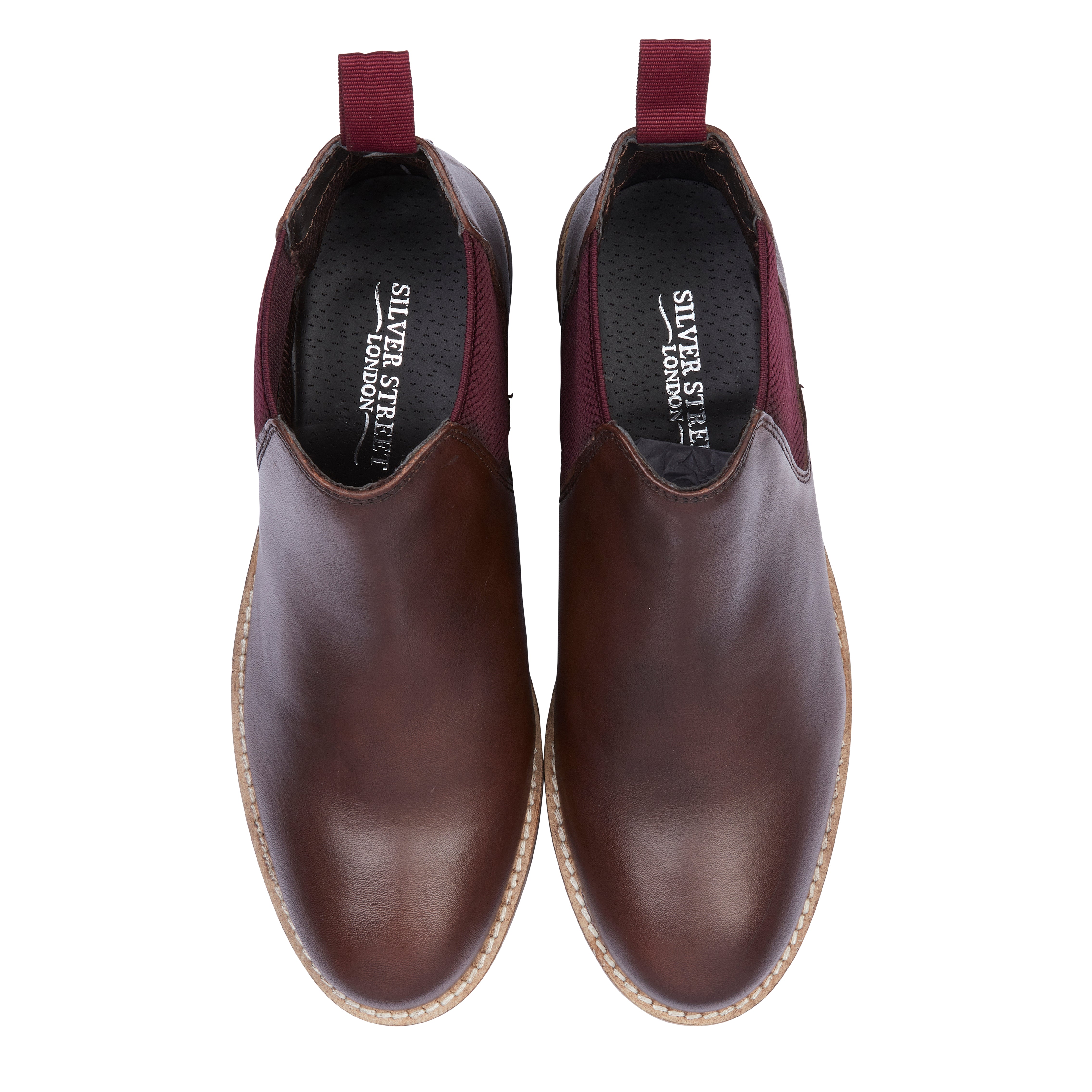 Sadie Leather Chelsea Boots - Brown