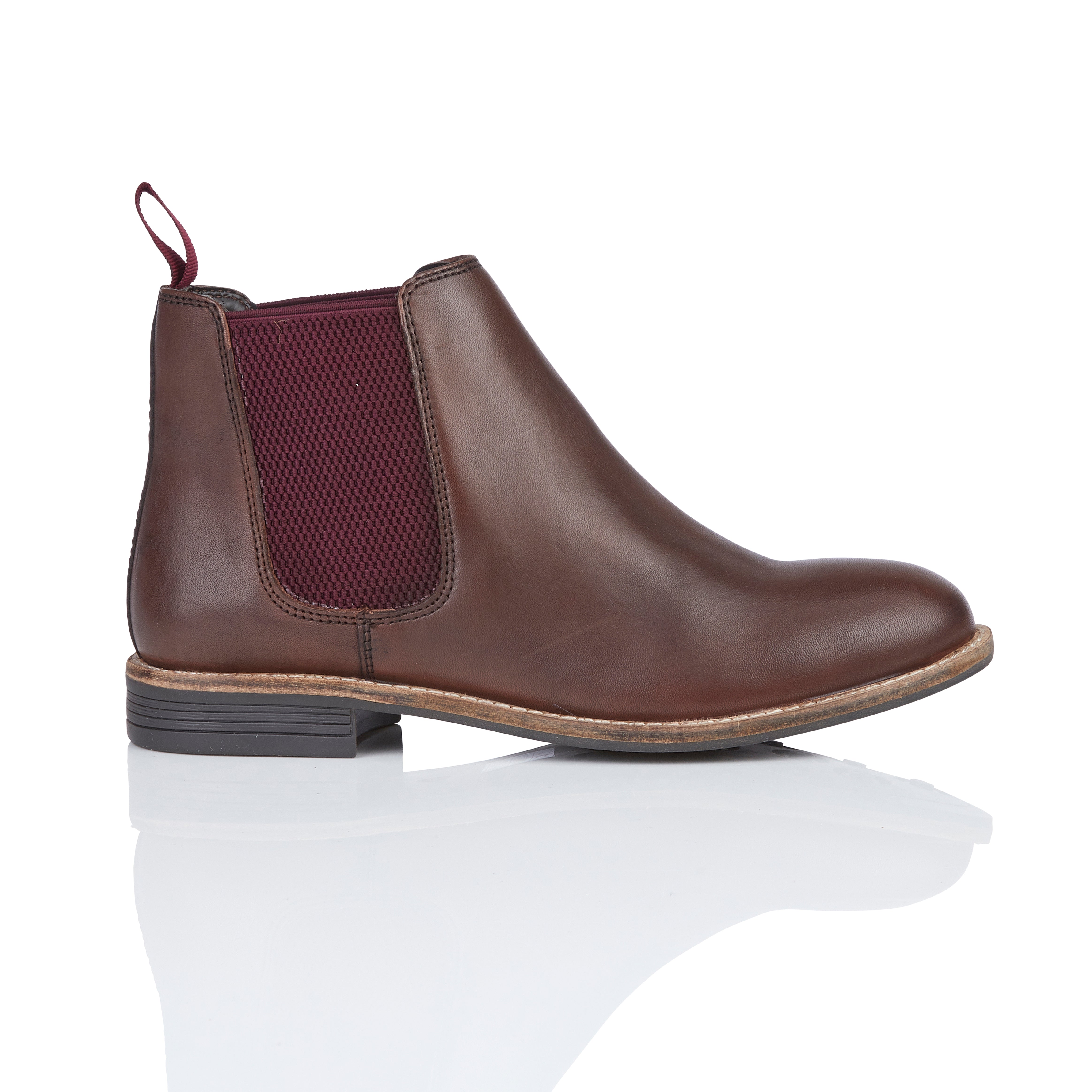 Sadie Leather Chelsea Boots - Brown