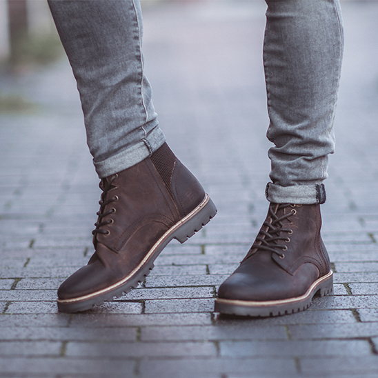 Manchester Leather Hiker Boots - Brown