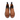 Close-up of the premium tan leather and detailed stitching on Samuel Kids Dealer Boots