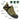 Close-up of GLYDER Ranger Green suede leather waterproof walking shoes highlighting premium leather texture, reinforced stitching and waterproof craftsmanship.