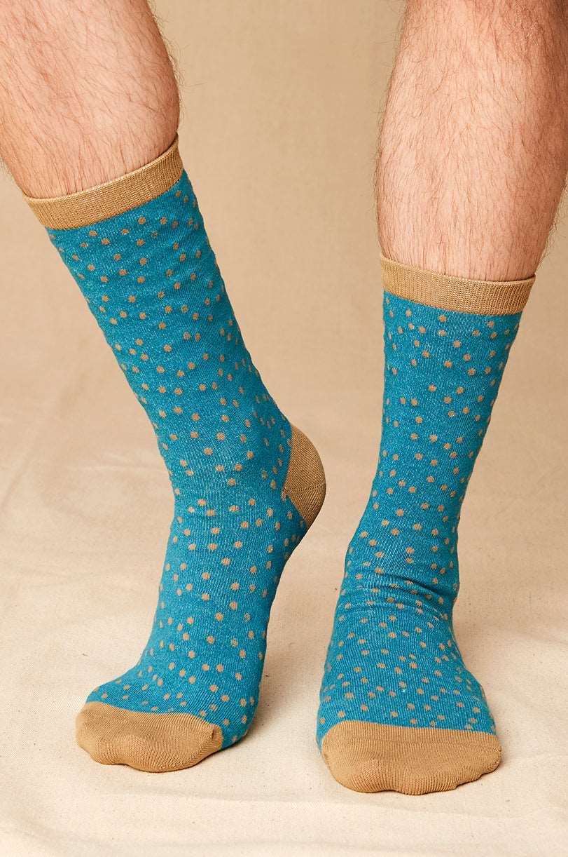 Organic Cotton Spotted Socks