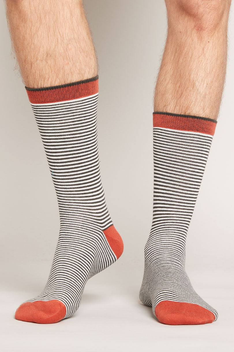 GOTS Organic Cotton Stripe Socks