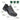 Angled view of Steen men's grey waterproof walking shoes featuring suede leather upper and supportive outdoor sole.