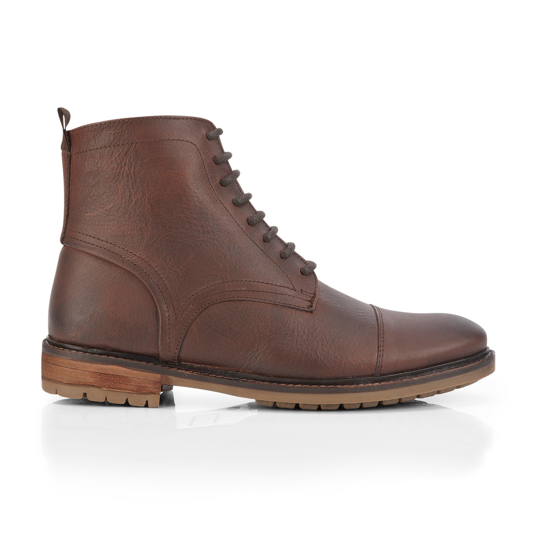 Tintern Leather Lace up Boots - Brown