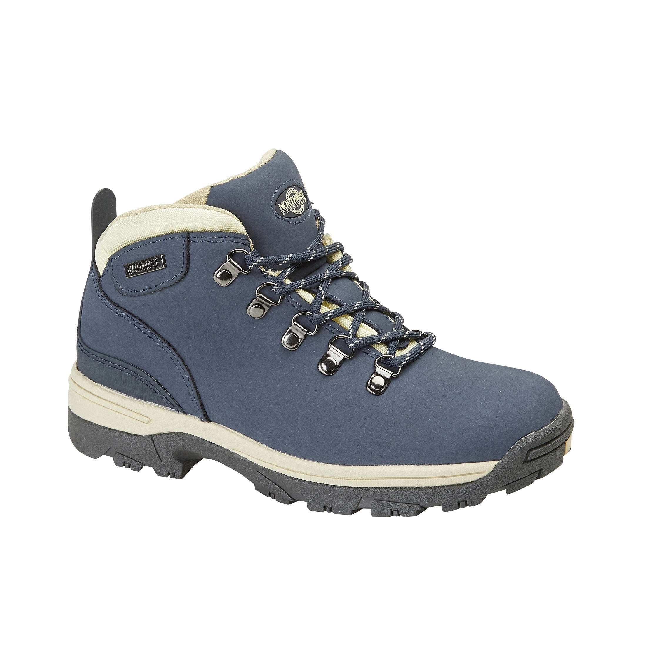Trek Nubuck Leather Waterproof Walking And Hiking Boots