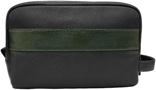 Walter Leather Washbags  - Green