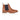 Zoey Leather Brogue Boots- Tan